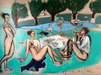 Alfredo Echazarreta_ Edouard Manet, 200 x 300 cm.
